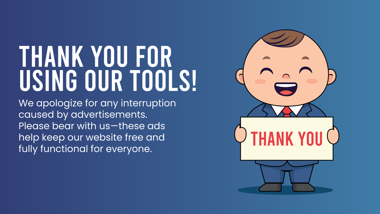 Thank you for using free online PDF converters
